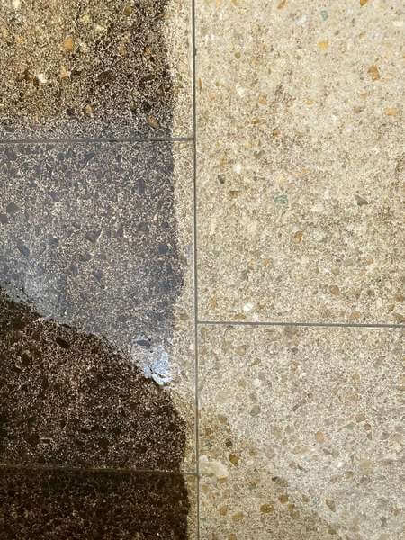 Betonplatten Steinreinigung Vergleich
